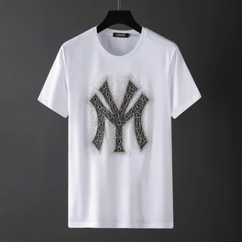 2020SS men's T-shirt trend men's T-shirt men's mercerized cotton short sleeve men men's fashion cool ins 
2020SS men's T-shirt trend men's T-shirt men's mercerized cotton short sleeve men men's fashion cool ins