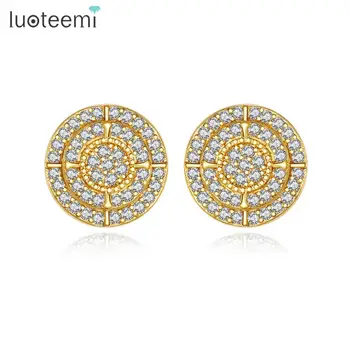 LUOTEEMI Hip Hop Design Stud Earrings for Women Men Dating Birthday Christmas Gifts Small CZ Crystal Paved Fashion Jewelry
LUOTEEMI Hip Hop Design Stud Earrings for Women Men Dating Birthday Christmas Gifts Small CZ Crystal Paved Fashion Jewelry