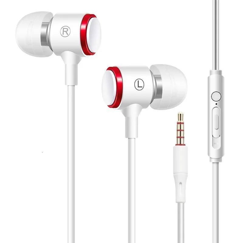 

CHYI In Ear Wired Handsfree Earphone With Microphone Deep Bass Gaming Headset Sport Subwoofer Free Shipping Earbud For Huawei Mi