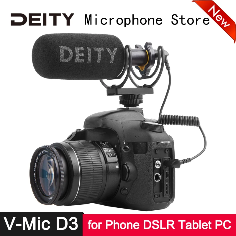 Universal Microphone Superior off-axis Sound Low Noise Distortion Mic for DSLR SLR Camera Camcorder Recorder Phone Laptop Tablet
Universal Microphone Superior off-axis Sound Low Noise Distortion Mic for DSLR SLR Camera Camcorder Recorder Phone Laptop Tablet