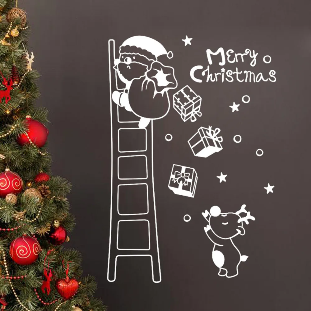 Santa Claus Gifts Cartoon Elk Window Wall Stickers Christmas Wallpaper Xmas Home Vinyl Art Decoration Decals Stickers Wall Decor
Santa Claus Gifts Cartoon Elk Window Wall Stickers Christmas Wallpaper Xmas Home Vinyl Art Decoration Decals Stickers Wall Decor