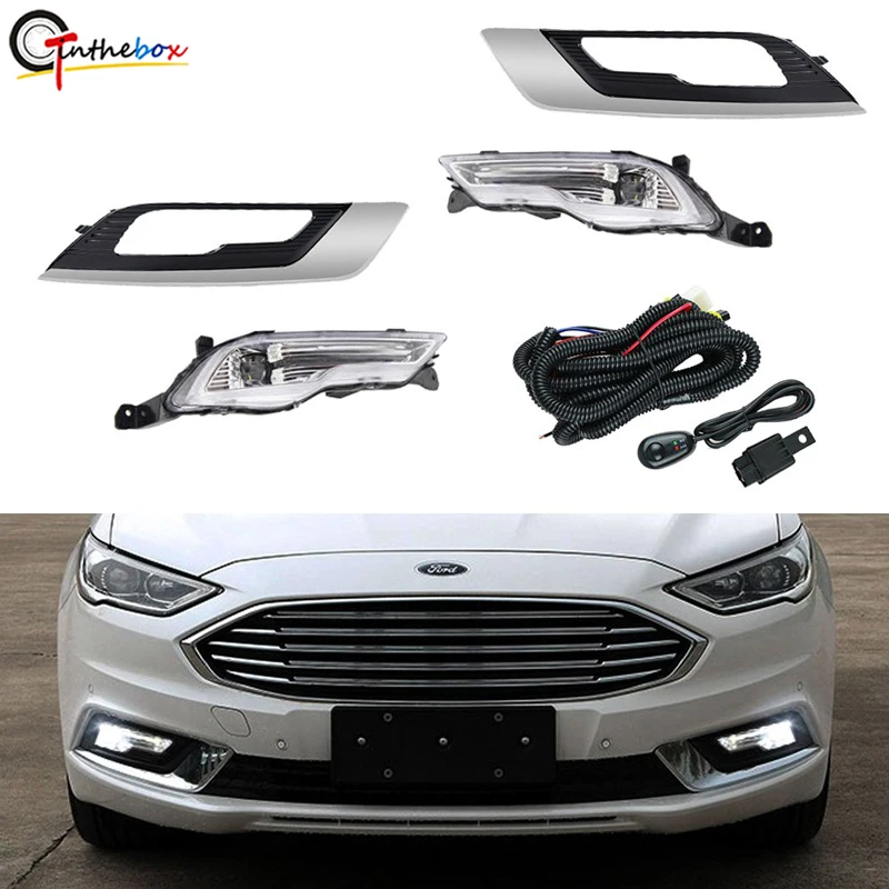 Left/Right OEM Bumper High Power LED Fog Light Driving Assembly Lamps Harness Kit On-Off Switch For 2017 2018 Ford Fusion Sedan
Left/Right OEM Bumper High Power LED Fog Light Driving Assembly Lamps Harness Kit On-Off Switch For 2017 2018 Ford Fusion Sedan