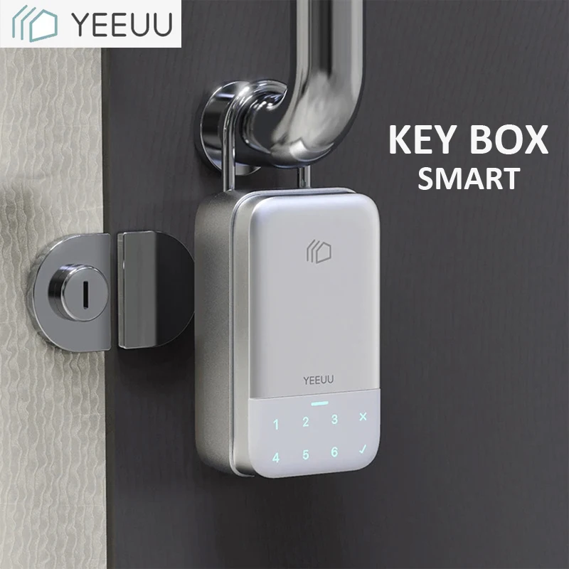 YEEUU K1 Smart Key Box Password / Fingerprint Bluetooth Support Tuya / Smartlife APP Aluminum Alloy Key Box Weatherproof
YEEUU K1 Smart Key Box Password / Fingerprint Bluetooth Support Tuya / Smartlife APP Aluminum Alloy Key Box Weatherproof