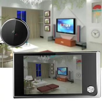 Multifunction Home Security 3.5inch LCD Color Digital TFT Memory Door Peephole Viewer Doorbell Security Camera
Multifunction Home Security 3.5inch LCD Color Digital TFT Memory Door Peephole Viewer Doorbell Security Camera
