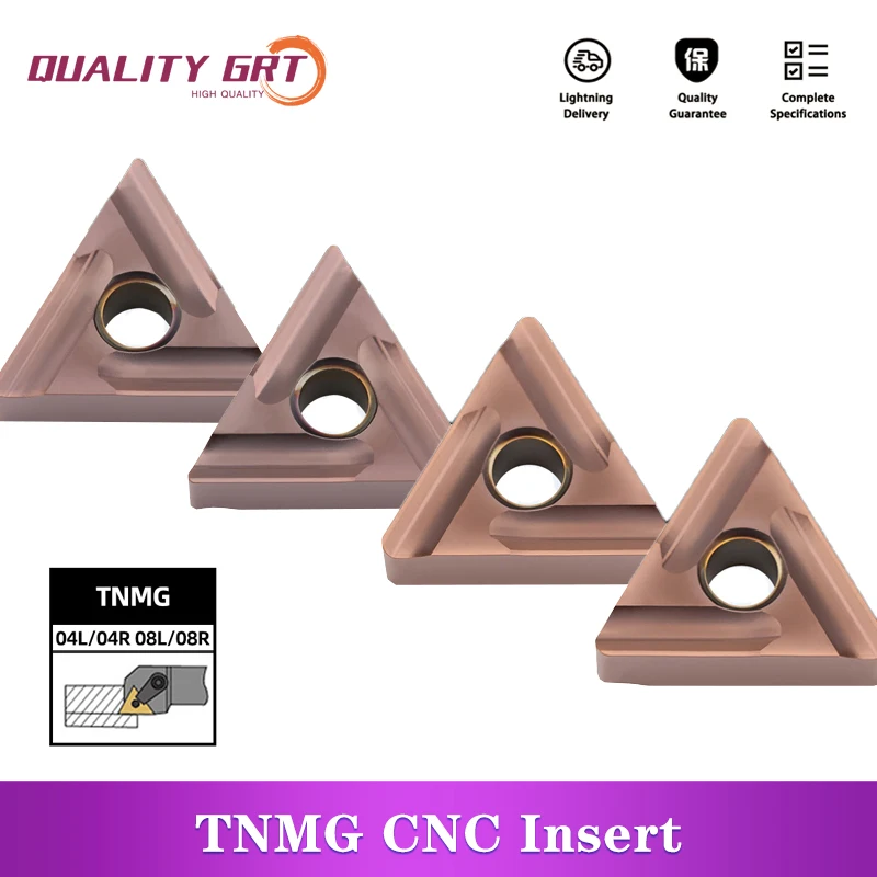 Q.Grt High Quality Carbide Insert TNMG160404R-S TNMG160404L-S VP15TF External Turning Tools Metal TNMG Turning Tools
Q.Grt High Quality Carbide Insert TNMG160404R-S TNMG160404L-S VP15TF External Turning Tools Metal TNMG Turning Tools