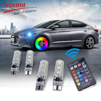 T10 W5W Led Bulb with Remote Control RGB 501 5050 6Smd Multicolor Interior Dome Wedge Reading Light Strobe Lamp Side Light Bulbs
T10 W5W Led Bulb with Remote Control RGB 501 5050 6Smd Multicolor Interior Dome Wedge Reading Light Strobe Lamp Side Light Bulbs