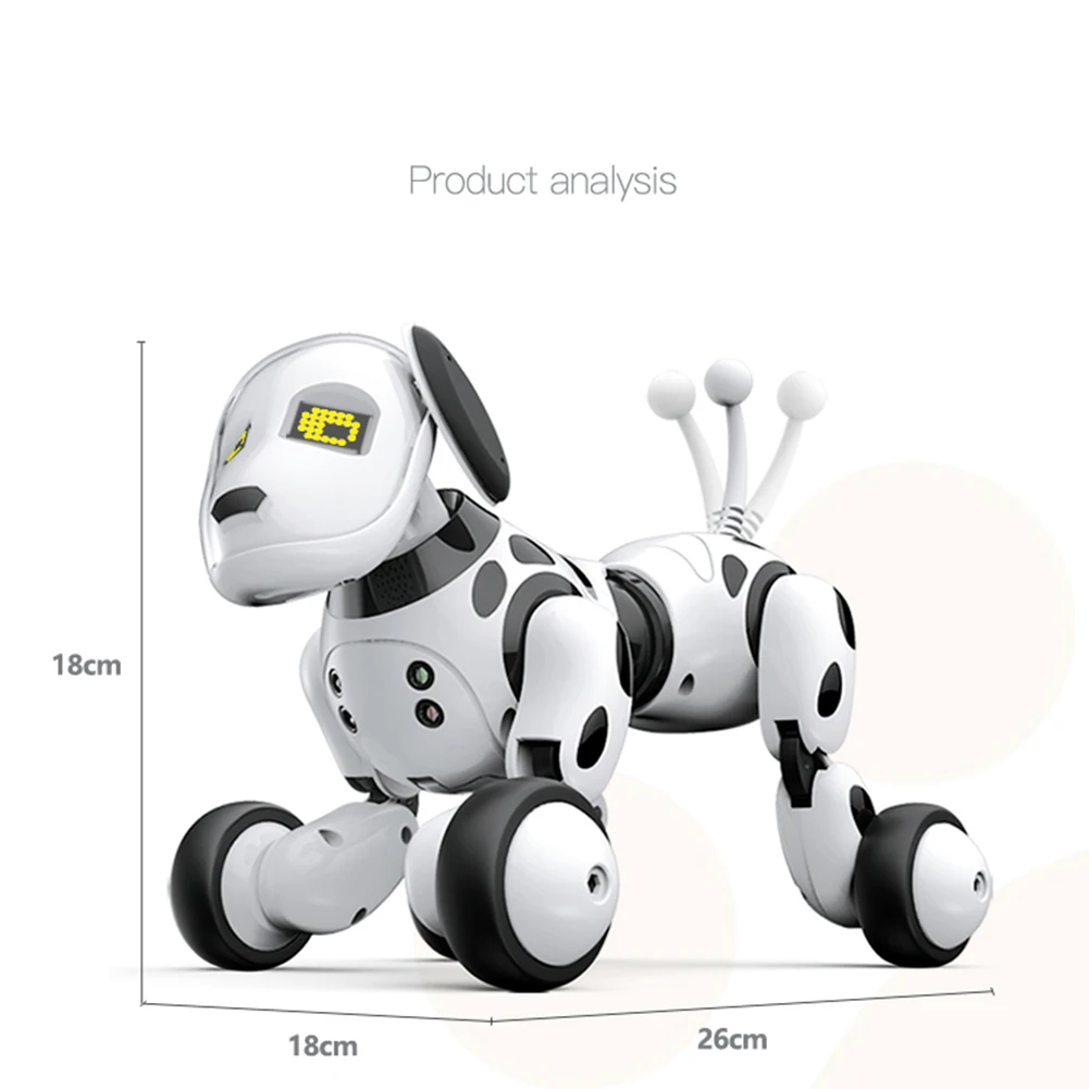Smart Sensing Robot Dog 2.4G Wireless Remote Control Kids Toy Electronic Pet Birthday Gift Children's Remote Control Toys 9007A Smart Sensing Robot Dog 2.4G Wireless Remote Control Kids Toy Electronic Pet Birthday Gift Children's Remote Control Toys 9007A