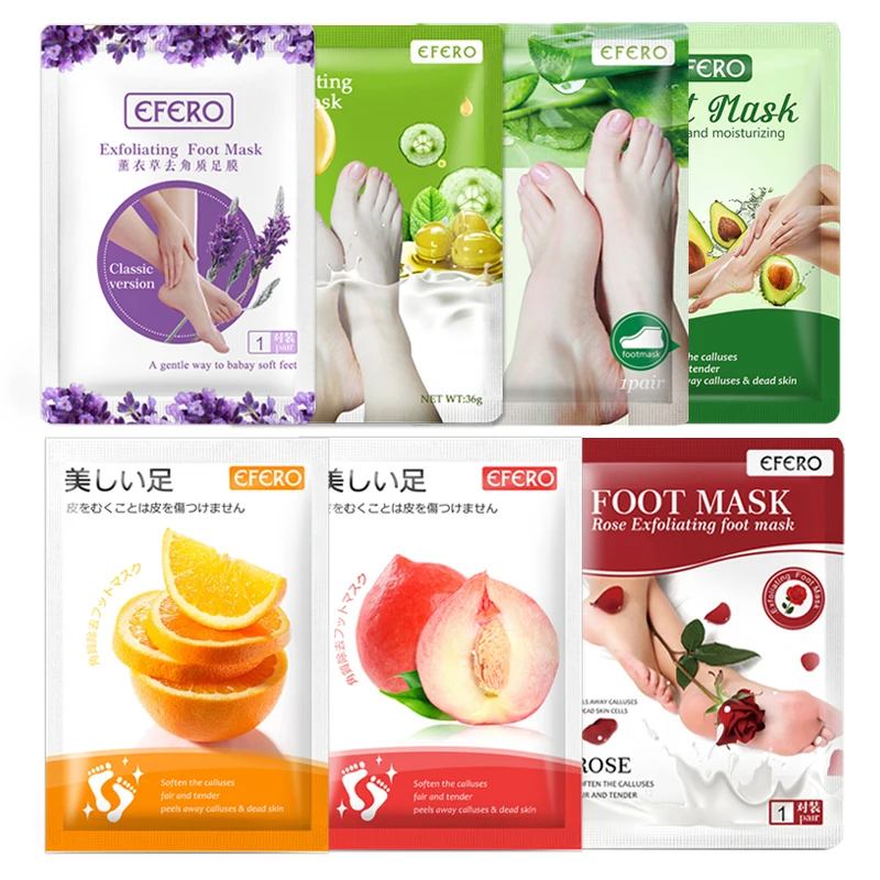 EFERO 7Pair Lavender Orange Exfoliating Foot Mask Moisturizing Peeling Dead Skin Foot Peeling Mask for Legs Foot Patch Spa Socks
EFERO 7Pair Lavender Orange Exfoliating Foot Mask Moisturizing Peeling Dead Skin Foot Peeling Mask for Legs Foot Patch Spa Socks
