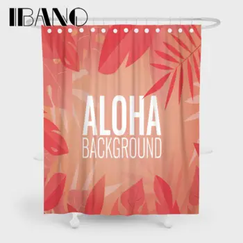 IBANO Aloha Shower Curtain Waterproof Polyester Fabric Bath Curtain For The Bathroom Decorate With 12pcs Plastic Hooks
IBANO Aloha Shower Curtain Waterproof Polyester Fabric Bath Curtain For The Bathroom Decorate With 12pcs Plastic Hooks