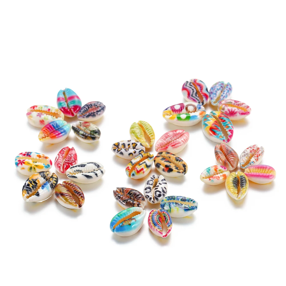 10pcs Colorful Sea Shell Printing Flower Natural Small Conch Loose Beads For DIY Jewelry Making Finding Accessories Supplies
10pcs Colorful Sea Shell Printing Flower Natural Small Conch Loose Beads For DIY Jewelry Making Finding Accessories Supplies
