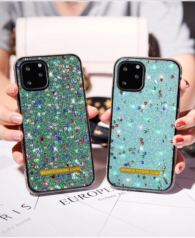 10pcs Glitter Bling Diamond Rhinestone CellPhone Case For iPhone 12 Pro mini XS Max 11 XR 8 7 Plus Cases Protective Cover Covers
10pcs Glitter Bling Diamond Rhinestone CellPhone Case For iPhone 12 Pro mini XS Max 11 XR 8 7 Plus Cases Protective Cover Covers