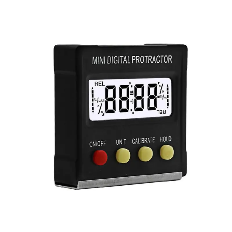 Mini Electronic Digital Display Magnetic Digital Inclinometer Protractor Slope Level Measuring Instrument
Mini Electronic Digital Display Magnetic Digital Inclinometer Protractor Slope Level Measuring Instrument