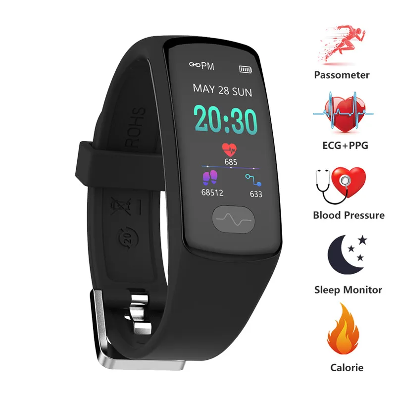 E07 Smart Band 0.96inch Men Women IP67 Waterproof ECG + PPG Heart Rate Blood Pressure Monitor Pedometer Smart Bracelet
E07 Smart Band 0.96inch Men Women IP67 Waterproof ECG + PPG Heart Rate Blood Pressure Monitor Pedometer Smart Bracelet