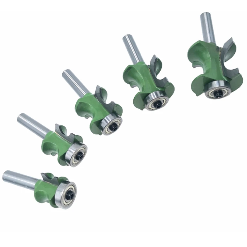 5PCS 8Mm Shank Bullnose Half Round Bit Endmill Router Bits Wood 2 Flute Bearing Woodworking Tool Milling Cutter
5PCS 8Mm Shank Bullnose Half Round Bit Endmill Router Bits Wood 2 Flute Bearing Woodworking Tool Milling Cutter