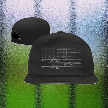 Custom Style Big American Flag With Machine Guns 2A Flag Plain Adjustable Snapback Hat
Custom Style Big American Flag With Machine Guns 2A Flag Plain Adjustable Snapback Hat