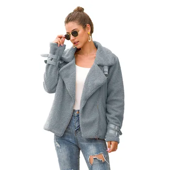 Womens Winter Coats 2019 Faux Fur Jacket Long Sleeve Lapel Wool Short Biker Faux Women Coats and Jackets Chaquetas Mujer 2019
Womens Winter Coats 2019 Faux Fur Jacket Long Sleeve Lapel Wool Short Biker Faux Women Coats and Jackets Chaquetas Mujer 2019