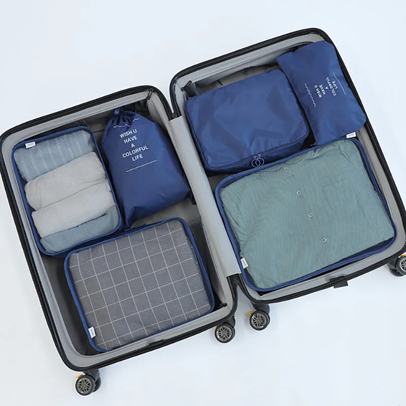 6 PCS Travel Storage Bag Foldable Luggage Organizer Set Multi-function Storage Clothes Bra Pouch Oxford Cloth Waterproof Bags
6 PCS Travel Storage Bag Foldable Luggage Organizer Set Multi-function Storage Clothes Bra Pouch Oxford Cloth Waterproof Bags