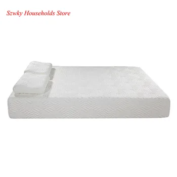 10" Four-Layer COOL Medium Firm Memory Cotton Mattress with Two Pillow Punches White
10" Four-Layer COOL Medium Firm Memory Cotton Mattress with Two Pillow Punches White