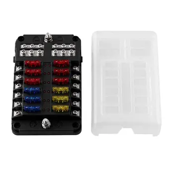 12 Way Flame Retardancy Safe Waterpoof LED Indicator Professional Auto Marine Fuse Box Set Boat Universal Easy Install Circuit
12 Way Flame Retardancy Safe Waterpoof LED Indicator Professional Auto Marine Fuse Box Set Boat Universal Easy Install Circuit