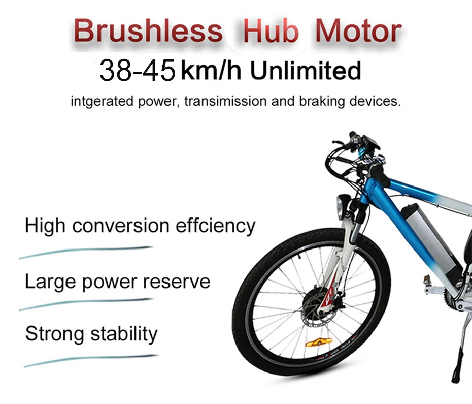 Excellent EU RU Duty Free No Tax 36V 250W-500W Electric Bike Kit Hub Wheel Motor 36V10AH Battery Ebike e bike Electric Bike Conversion Kit 9