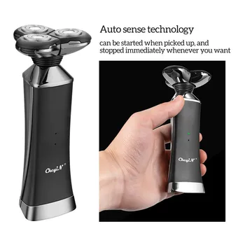CkeyiN 3 in1 multifunction Pro wet dry use electric shaver beard trimmer rechargeable razor for men shaving machine facial 50
CkeyiN 3 in1 multifunction Pro wet dry use electric shaver beard trimmer rechargeable razor for men shaving machine facial 50