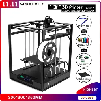 Creativity 3D CoreXY structure Elf 3D printer Kit high precision dual Z axis automatic return support BLTOUCH large area FDM
Creativity 3D CoreXY structure Elf 3D printer Kit high precision dual Z axis automatic return support BLTOUCH large area FDM