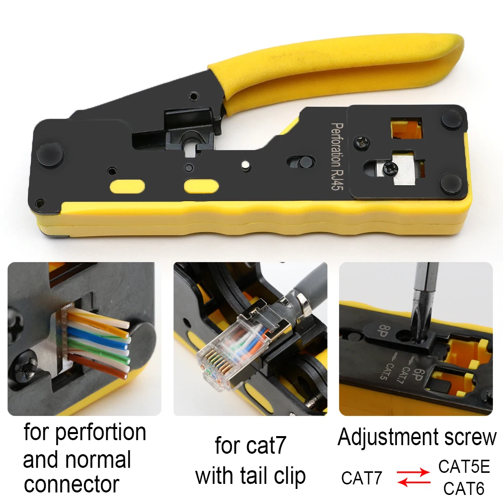 Сетевой Инструмент xintylink EZ rj45 обжимные плоскогубцы cat5 cat6 cat7 rg rj 45 устройство для