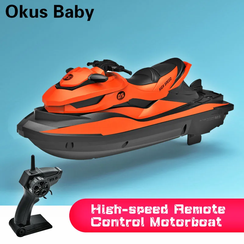 RC Motorboat Dual-Motor 10km/hour High Speed 2.4GHz 164ft Remote Control RC Boat for Pools and Lakes Children's Toys Gifts
RC Motorboat Dual-Motor 10km/hour High Speed 2.4GHz 164ft Remote Control RC Boat for Pools and Lakes Children's Toys Gifts