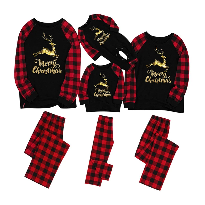 Christmas Family Pajama Sets 2020 Mother And Daughter Sleepwear XMAS Nightwear Print Deer New Year's Pyjamas Women Men Homewear
Christmas Family Pajama Sets 2020 Mother And Daughter Sleepwear XMAS Nightwear Print Deer New Year's Pyjamas Women Men Homewear