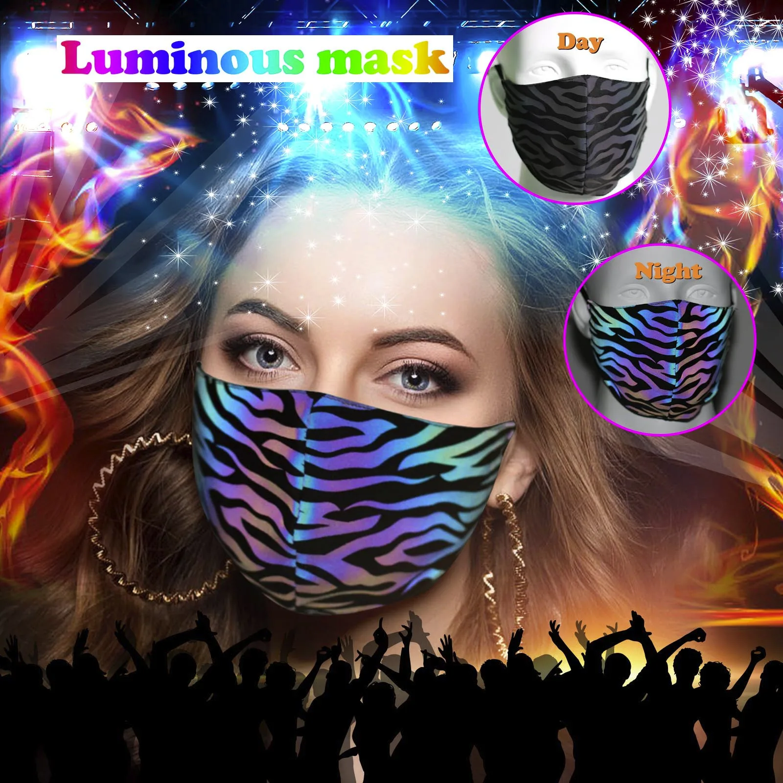 Fast Delivery Adult Reflective Printed Washable Adjustable Cotton Breathable Cotton Face sunscreen Nightclub accessories scarf
Fast Delivery Adult Reflective Printed Washable Adjustable Cotton Breathable Cotton Face sunscreen Nightclub accessories scarf