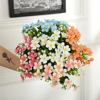 7Pcs Fake Gypsophila (6 stems/bunch) 11.81" Length Simulation Plastic Eucalyptus Leaf for Wedding Home Artificial Flower
7Pcs Fake Gypsophila (6 stems/bunch) 11.81" Length Simulation Plastic Eucalyptus Leaf for Wedding Home Artificial Flower