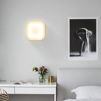 Lamplo Modern LED White Wall Lamp Square Wall Lamp Nordic Wall Light Living Room Bedroom Hallway Decor Lighting
Lamplo Modern LED White Wall Lamp Square Wall Lamp Nordic Wall Light Living Room Bedroom Hallway Decor Lighting