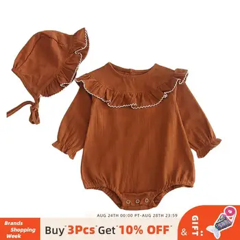 Bear Leader 2pcs Baby Rompers+Hat Spring Newborn Infant Color Long Sleeve Jumpsuit Suit for Baby Girl Fashion Baby Girl Clothes
Bear Leader 2pcs Baby Rompers+Hat Spring Newborn Infant Color Long Sleeve Jumpsuit Suit for Baby Girl Fashion Baby Girl Clothes