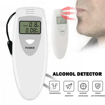 Handheld Alcohol Tester Digital Alcohol Tester Alcohol Breath Tester Breathalyzer Analyzer LCD Detector Backlight Light
Handheld Alcohol Tester Digital Alcohol Tester Alcohol Breath Tester Breathalyzer Analyzer LCD Detector Backlight Light