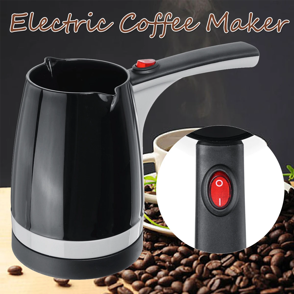 1000W Coffee Pot Electric Turkish Coffee Maker Tea/Milk Making Machine Turkish Style High Capacity Quick Heat Household Office
1000W Coffee Pot Electric Turkish Coffee Maker Tea/Milk Making Machine Turkish Style High Capacity Quick Heat Household Office