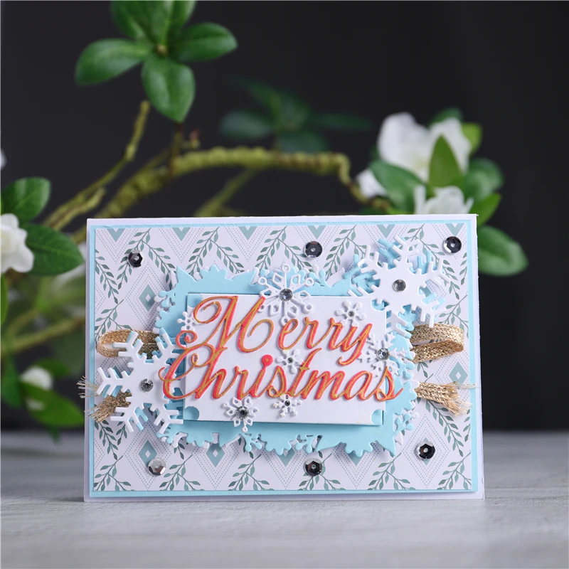 DiyArts Merry Christmas Word Metal Cutting Die for Card Making for Scrapbooking Craft Stencils for Decor Punching Templates
DiyArts Merry Christmas Word Metal Cutting Die for Card Making for Scrapbooking Craft Stencils for Decor Punching Templates