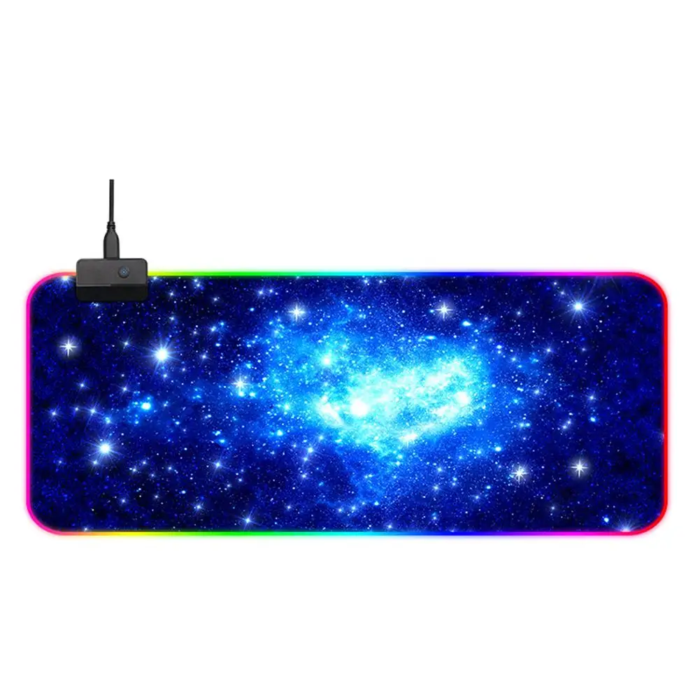 Коврик для мыши с подсветкой звездного неба RGB светодиодный светкой | Компьютеры