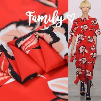 100cm*140cm Red Exotic Flower Beautiful Contrast Color pure natural Crepe De Chine Silk Fabric
100cm*140cm Red Exotic Flower Beautiful Contrast Color pure natural Crepe De Chine Silk Fabric