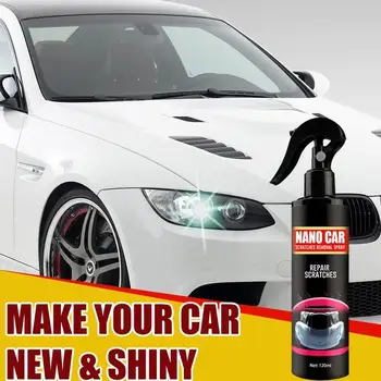 120ml Car Paint Care Nano Repairing Spray Oxidation Liquid Ceramic Coat Hydrophobic Glass Protect your car from scratching auto
120ml Car Paint Care Nano Repairing Spray Oxidation Liquid Ceramic Coat Hydrophobic Glass Protect your car from scratching auto