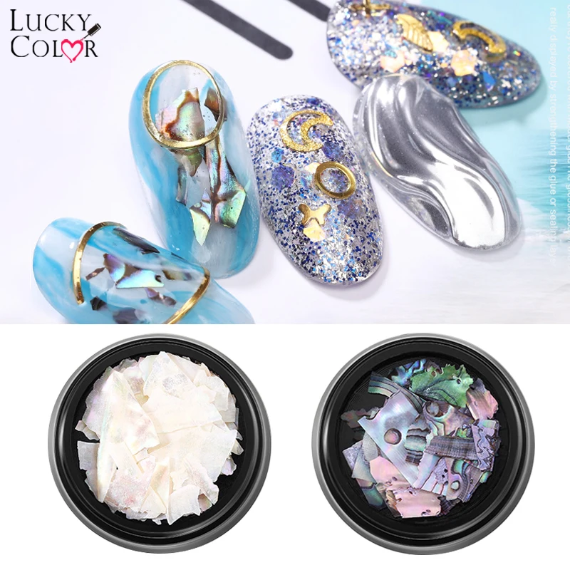 Nail Art Decoration Ultra-thin Irregular Natural Nail Shell Piece Flake Slice Sequins Abalone Shell Piece 3D Decals Jewelry
Nail Art Decoration Ultra-thin Irregular Natural Nail Shell Piece Flake Slice Sequins Abalone Shell Piece 3D Decals Jewelry