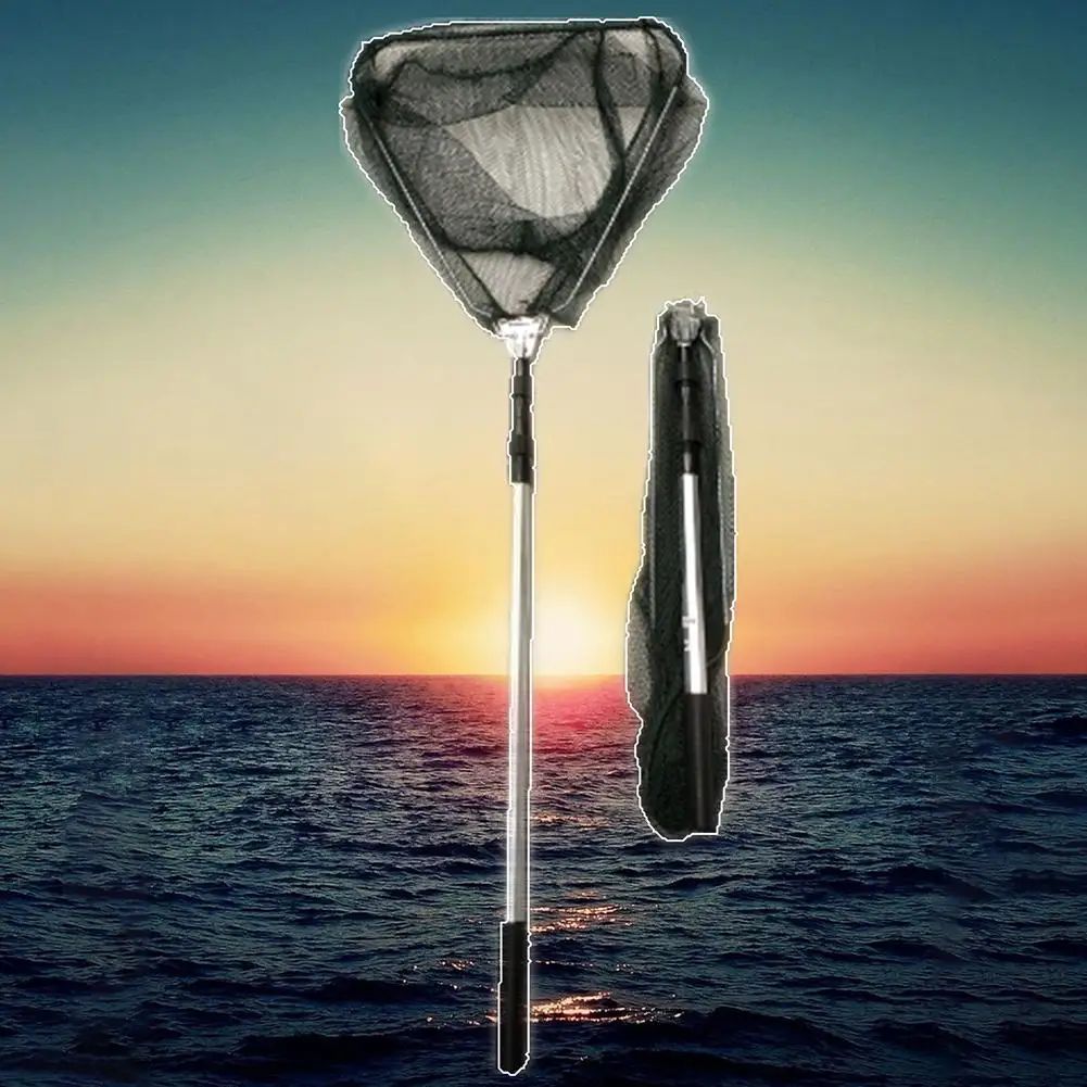 Fishing Hand Nets Telescopic Retractable FishingNet Telescopic Foldable Fishing Landing Net Aluminum Alloy Bird Fish Fly Catcher
Fishing Hand Nets Telescopic Retractable FishingNet Telescopic Foldable Fishing Landing Net Aluminum Alloy Bird Fish Fly Catcher