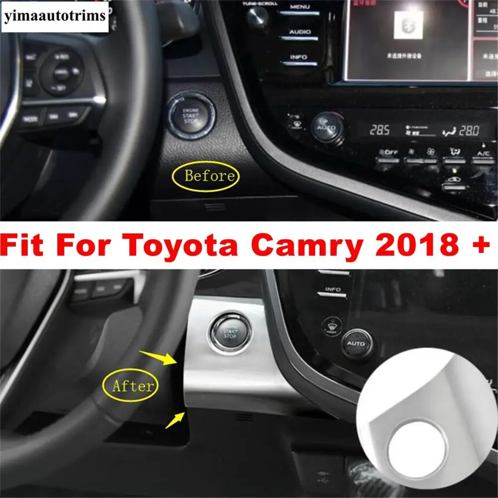 Engine Start Stop Ring Keyless Start System Button Decoration Panel Cover Trim For Toyota Camry 2018 2019 2020 Stainless Steel
Engine Start Stop Ring Keyless Start System Button Decoration Panel Cover Trim For Toyota Camry 2018 2019 2020 Stainless Steel