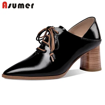 ASUMER 2020 new arrival genuine leather shoes pointed toe high heel spring summer dress shoes elegant pumps women shoes
ASUMER 2020 new arrival genuine leather shoes pointed toe high heel spring summer dress shoes elegant pumps women shoes