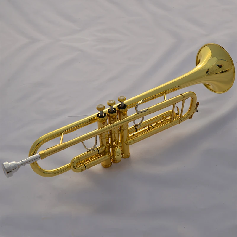 quality Trumpet AB-190S B Original Gold plated golden Professional Trumpet bell Top musical instruments Exquisite horn
quality Trumpet AB-190S B Original Gold plated golden Professional Trumpet bell Top musical instruments Exquisite horn