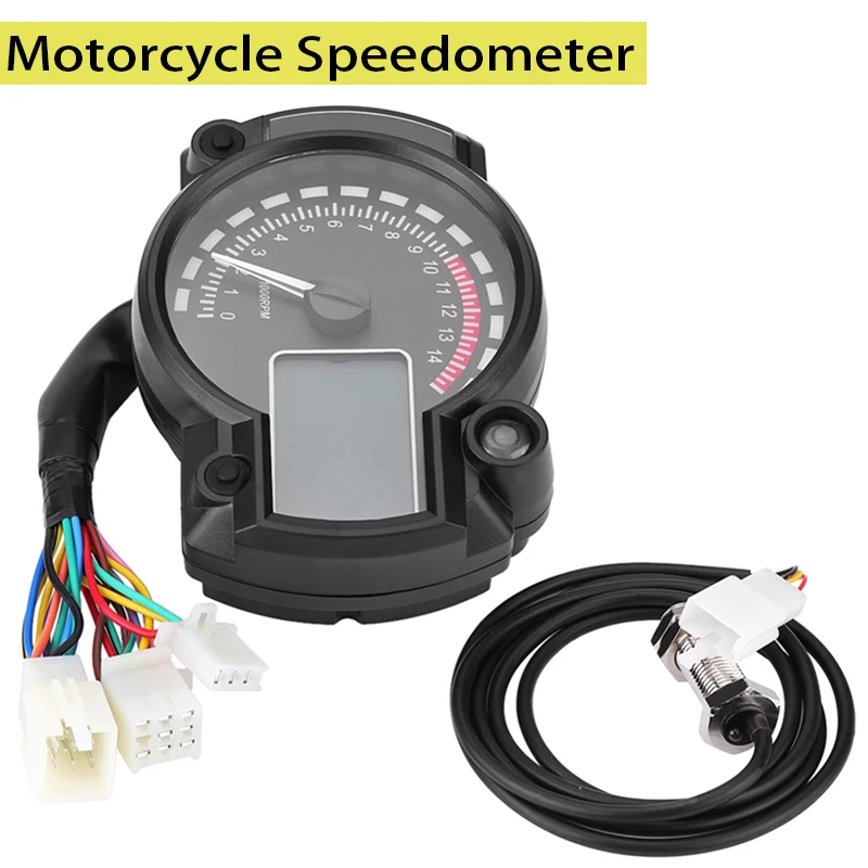 Universal Motorcycle Digital Speedometer Odometer 15000rpm Motorcycle Speedometer Gauge Tachometer Display LCD Gauge
Universal Motorcycle Digital Speedometer Odometer 15000rpm Motorcycle Speedometer Gauge Tachometer Display LCD Gauge