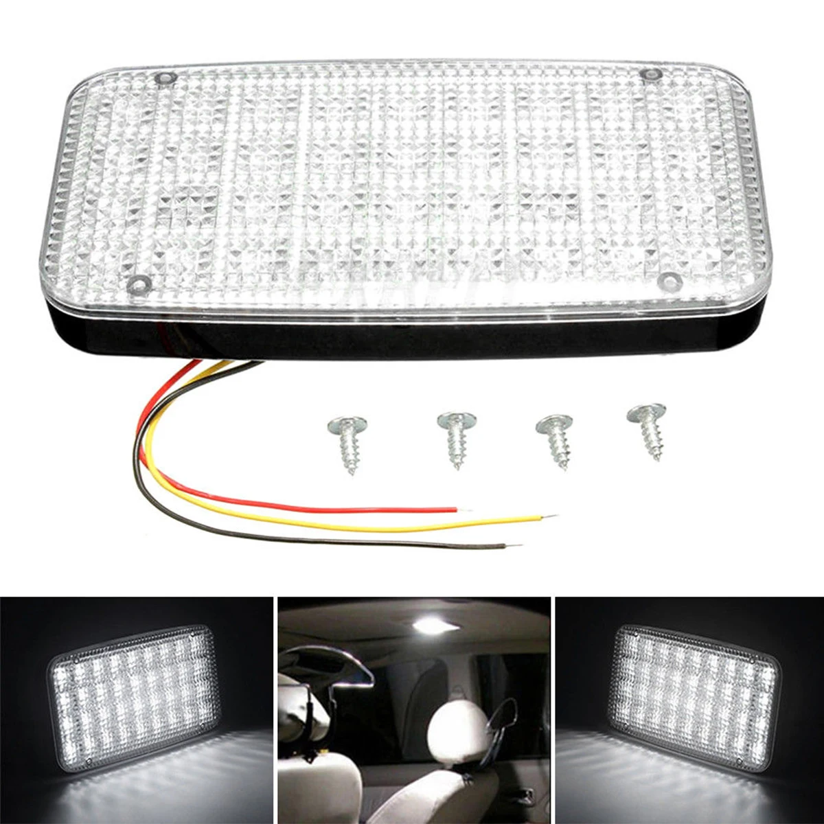 1pc Car Interior Light 12V 36 LEDs Car Interior Lights Roof Dome Bulb 50000H Low Power Consumption With Screws For Van Truck
1pc Car Interior Light 12V 36 LEDs Car Interior Lights Roof Dome Bulb 50000H Low Power Consumption With Screws For Van Truck