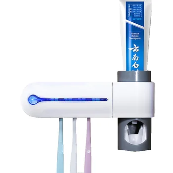 Antibacteria UV Toothbrush Holder Automatic Toothpaste Dispenser Sterilize Home Cleaner Sterilize Bathroom Accessories Set
Antibacteria UV Toothbrush Holder Automatic Toothpaste Dispenser Sterilize Home Cleaner Sterilize Bathroom Accessories Set