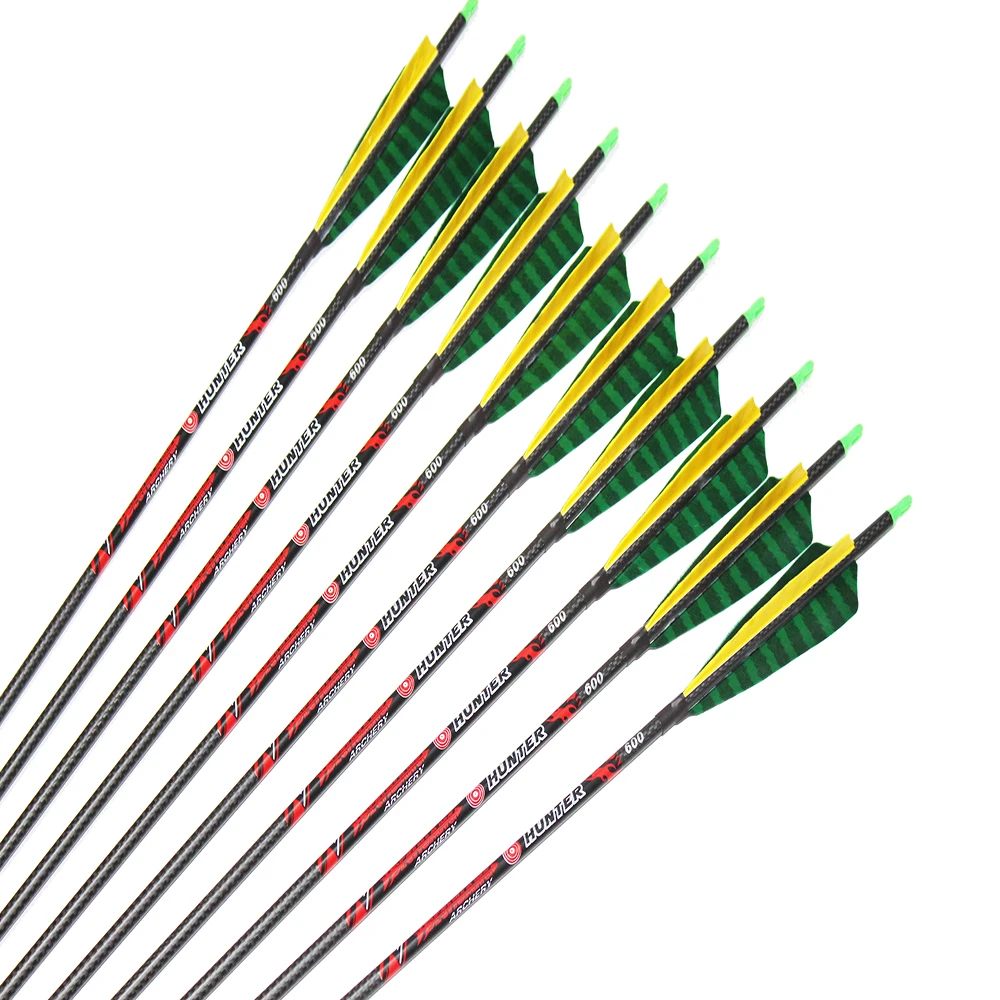 Стрелы из углеродного волокна Spine250, 300, 340, 400, 500, 600, 5 дюймов, стрелы с полосками, K, валы для плетения, ID мм, стрельба из традиционного Лука, 12 шт. 
Стрелы из углеродного волокна Spine250, 300, 340, 400, 500, 600, 5 дюймов, стрелы с полосками, K, валы для плетения, ID мм, стрельба из традиционного Лука, 12 шт.