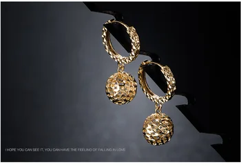 Trendy Hollow Ball 18K Real True Genuine Solid Gold AU750 Hoop Piercing Earrings for Women Girl Fine Fancy Upscale Jewelry Gift
Trendy Hollow Ball 18K Real True Genuine Solid Gold AU750 Hoop Piercing Earrings for Women Girl Fine Fancy Upscale Jewelry Gift