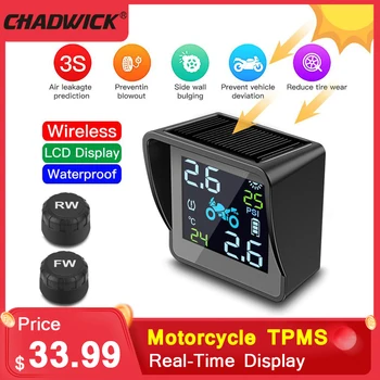 TPMS 2PCS Sensor Tire Pressure Monitoring System Motorbike Solar Energy Tire Pressure Alarm Wireless
TPMS 2PCS Sensor Tire Pressure Monitoring System Motorbike Solar Energy Tire Pressure Alarm Wireless
